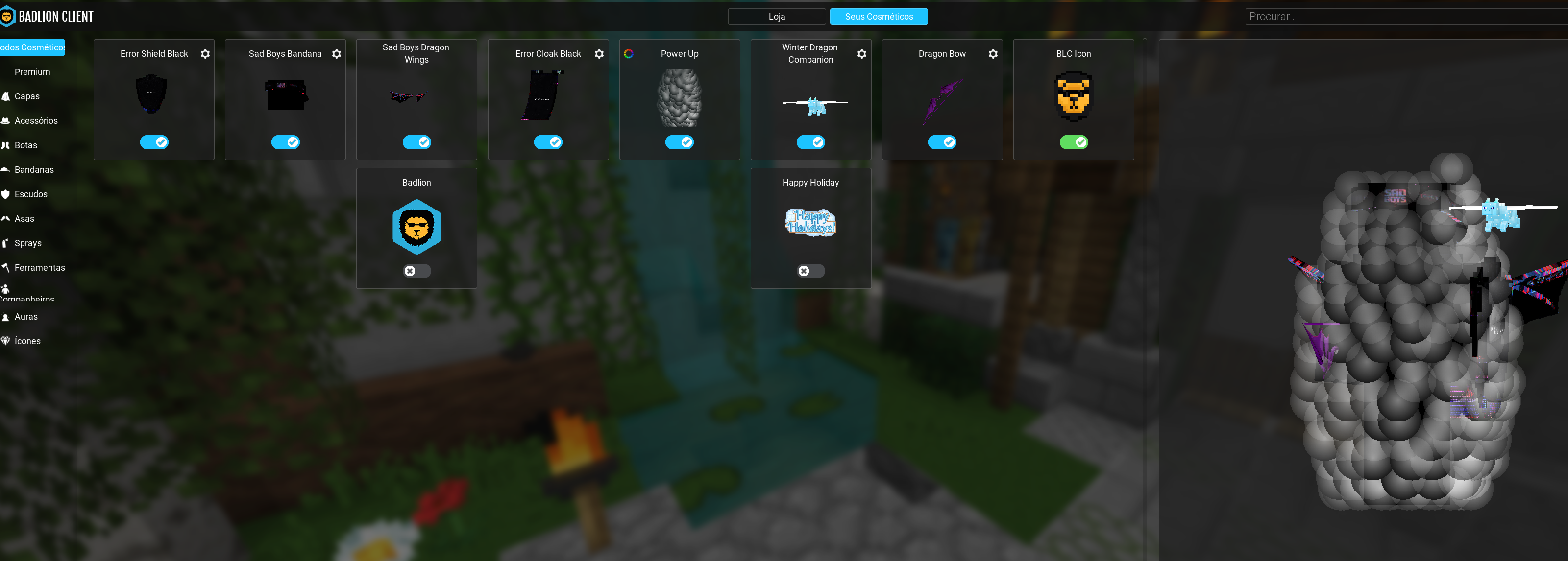 CONTA ORIGINAL MINECRAFT + 650 REAIS GASTO NO BADLION Slide 3