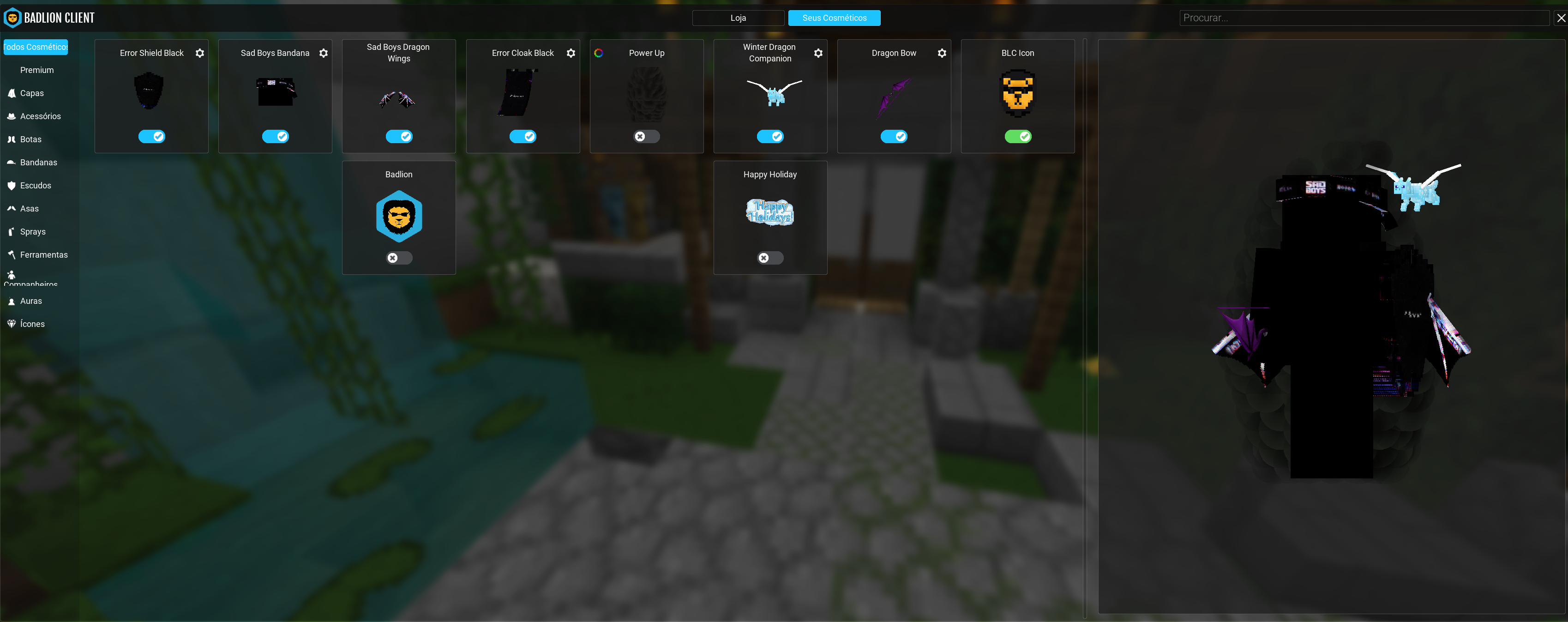 CONTA ORIGINAL MINECRAFT + 650 REAIS GASTO NO BADLION Slide 2